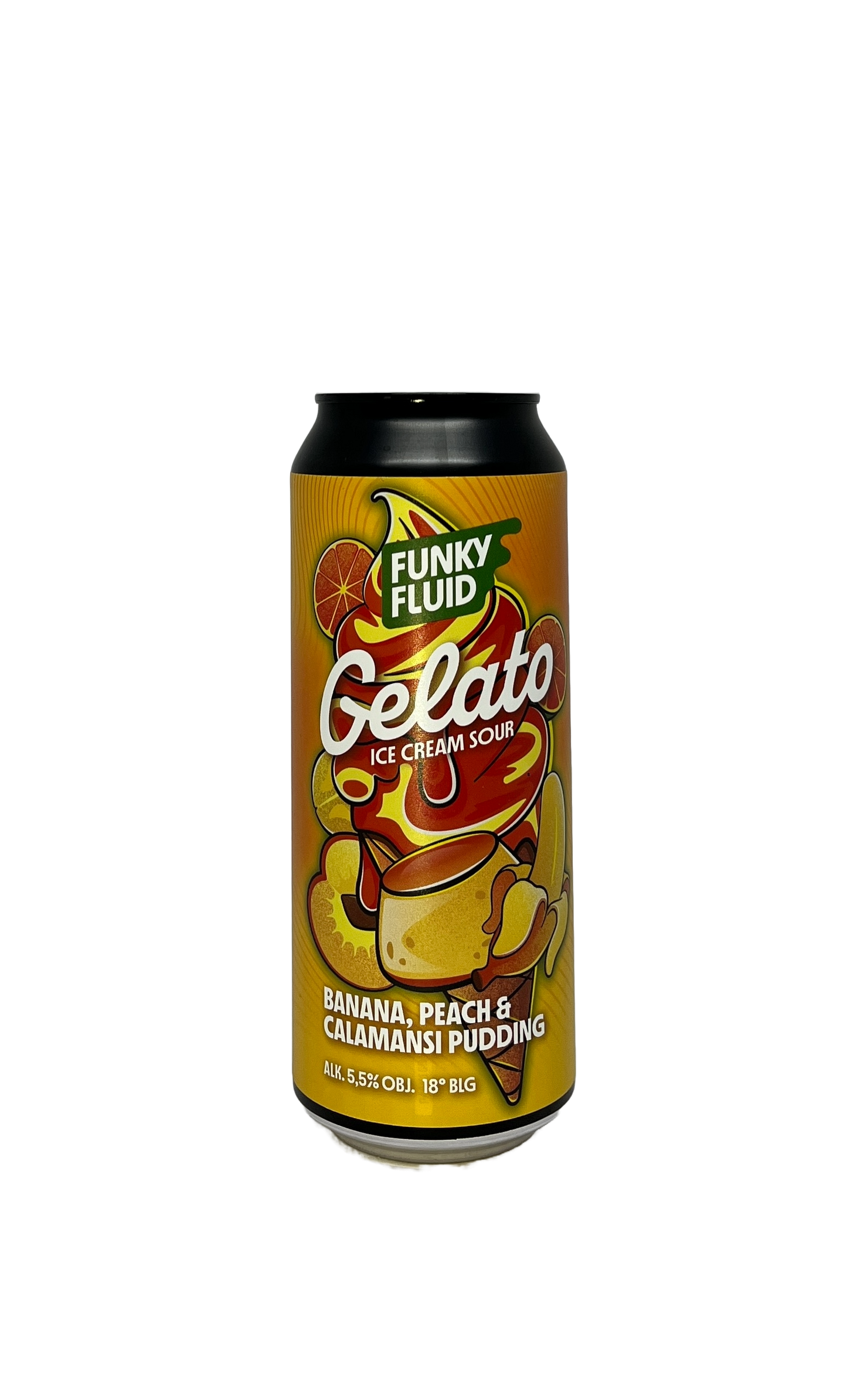 Funky Fluid - Gelato: Banana, Peach & Calamansi Pudding