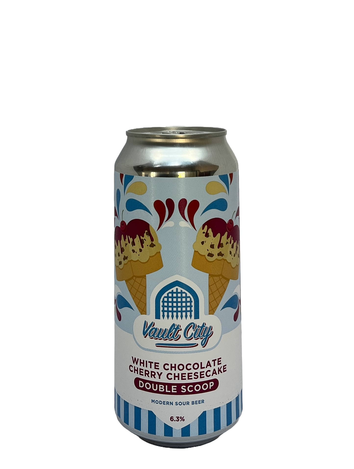 Vault City - White Chocolate Cherry Cheesecake Double Scoop