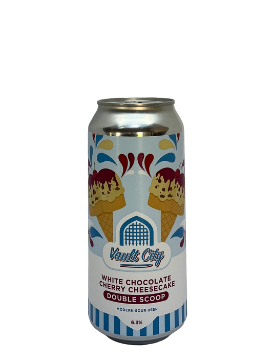 Vault City - White Chocolate Cherry Cheesecake Double Scoop