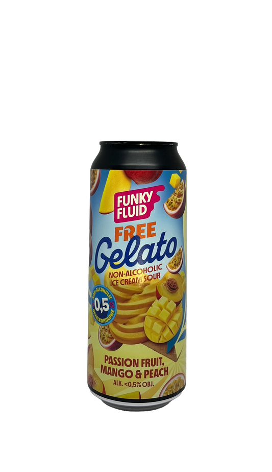 Funky Fluid - Free Gelato: Passionfruit, Mango & Peach